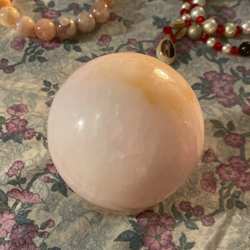 Pink Opal Sphere - Picture 4 of 4